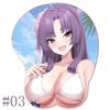 3D Mouse Pad B_Blue A_Archive Titty Wrist Rest Mousepad Yukari Oppai Sexy Boobs Anime Mouse Pad Wrist Support Hentai Mouse Mat