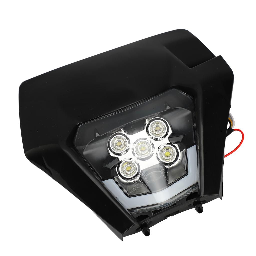 DC 12V Off Road Motorcycle Headlights High Brightness LED Headlamp with Fairing for Dirt Bike Light