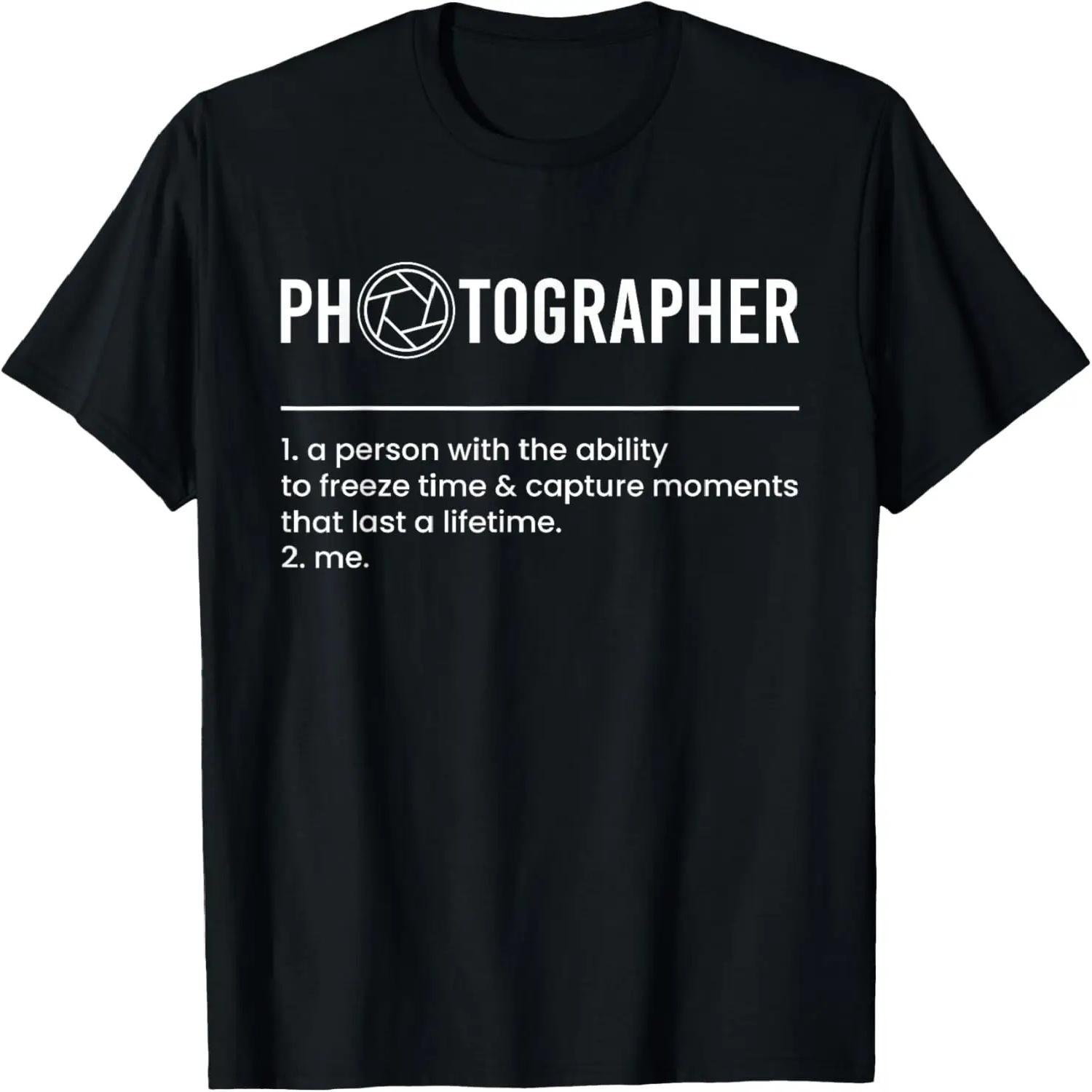 

Photographer Cameraman - Camera Photography T-Shirt XXXXXL чорний
