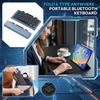 Foldable Bluetooth Keyboard - Portable Travel Wireless Keyboard For Tablets, Laptops, And Mobile Phones, Lightweight And Compact Design.