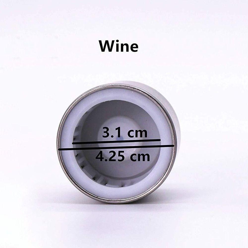 Stainless Steel Vacuum Wine Stopper Leakproof Red Wine Cap Sealer  Champagne Preservation
