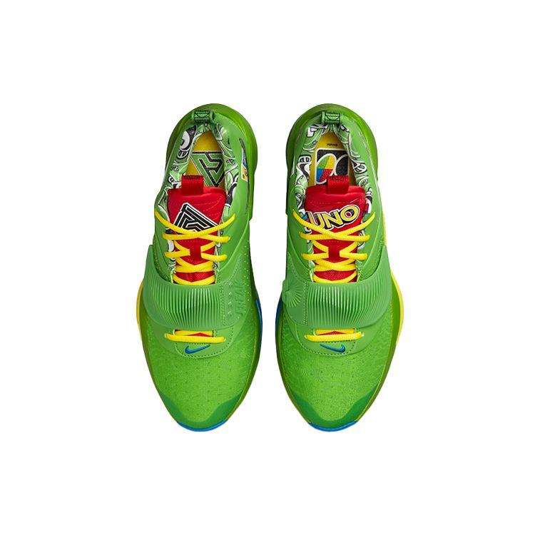 UNO x Nike Zoom Freak 3 NRG EP 50th Anniversary - Grüne Unisex-Sneaker Grünapfel Schwarz Weiß DC9363-300