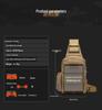 Men's Camouflage Tactical Crossbody Chest Bag - Multifunctional Outdoor Shoulder Pack