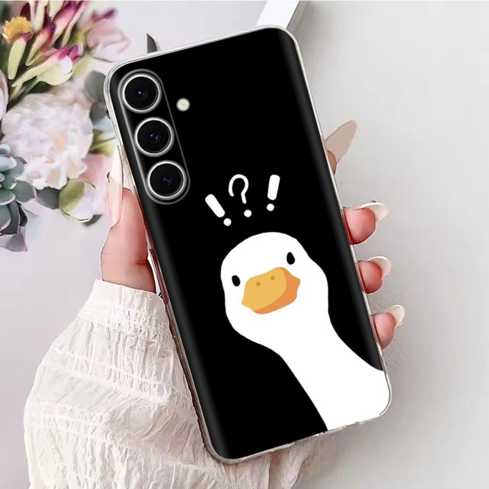 Hülle Für Samsung Galaxy S24 FE Hülle Lustige Tiere Weiches Glattes Flüssiges Silikon Hochwertige Abdeckung Für Galaxy S24 FE SM-S721B 6,7"