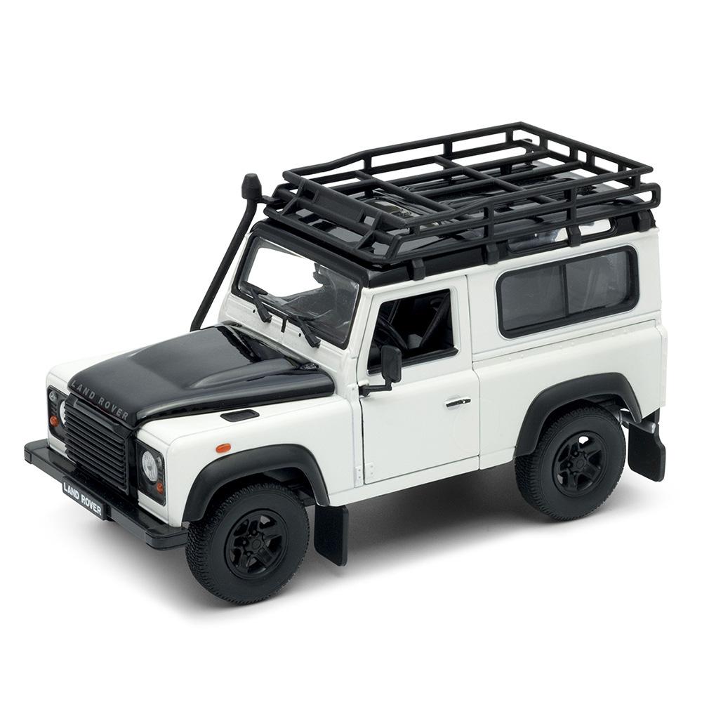 Welly 1/24 Land Rover Defender Alloy Car Model Diecast Metal Off-Road Vehicle Car Model Simulation Collection Childrens Toy Gift