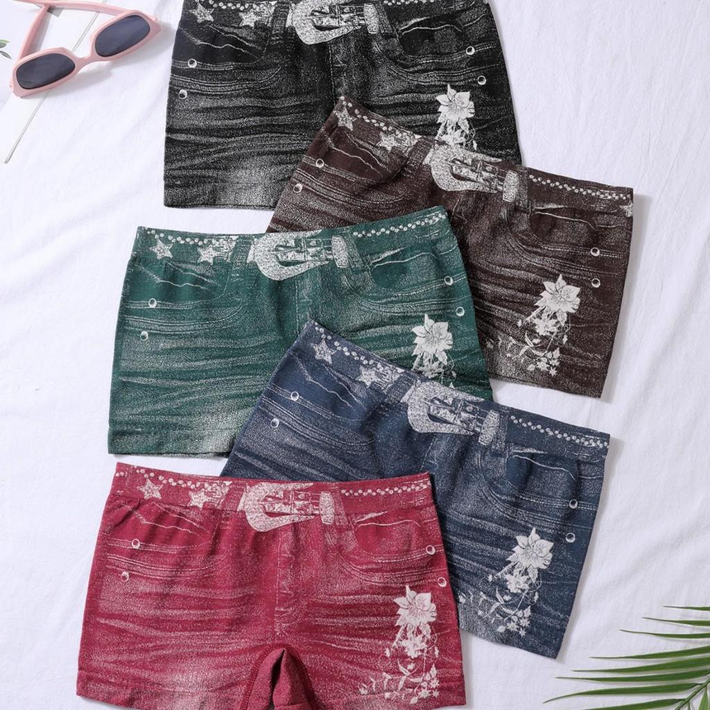 Plus Size European & American Women's Seamless High-Elasticity Mid-Rise Boxer Briefs