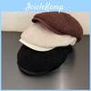 Vintage Retro Solid Color Beret Cap For Women With Warmth And Windproof Functionality For Autumn Winter Fashion