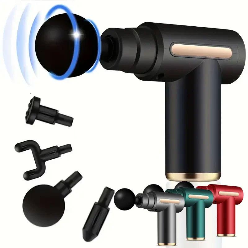 2028 Portable Fascia Gun Deep Tissue Massage Mini Lightweight Adjustable Speed Whole Body Massage Equipment