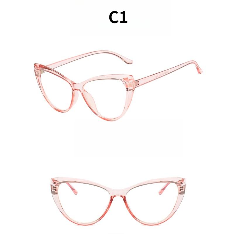 Ladies' glasses, retro cat-eye glasses.