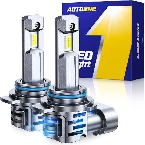 Светодиодная лампа AUTOONE 9012, на 800% ярче, быстрая установка за 3 минуты, срок службы 20 лет, без мерцания, совместимость 99% 9012/HIR2