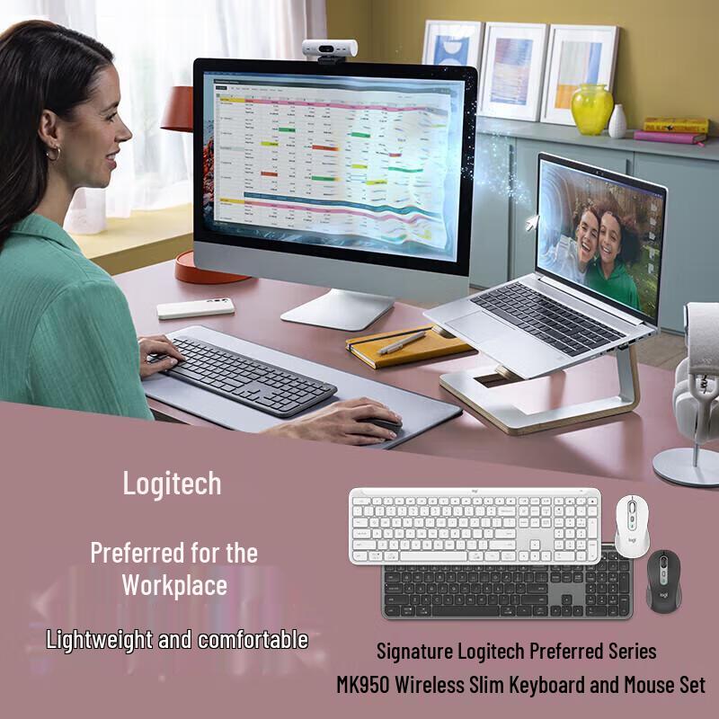 

Logitech MK950 Wireless Keyboard and Mouse Combo