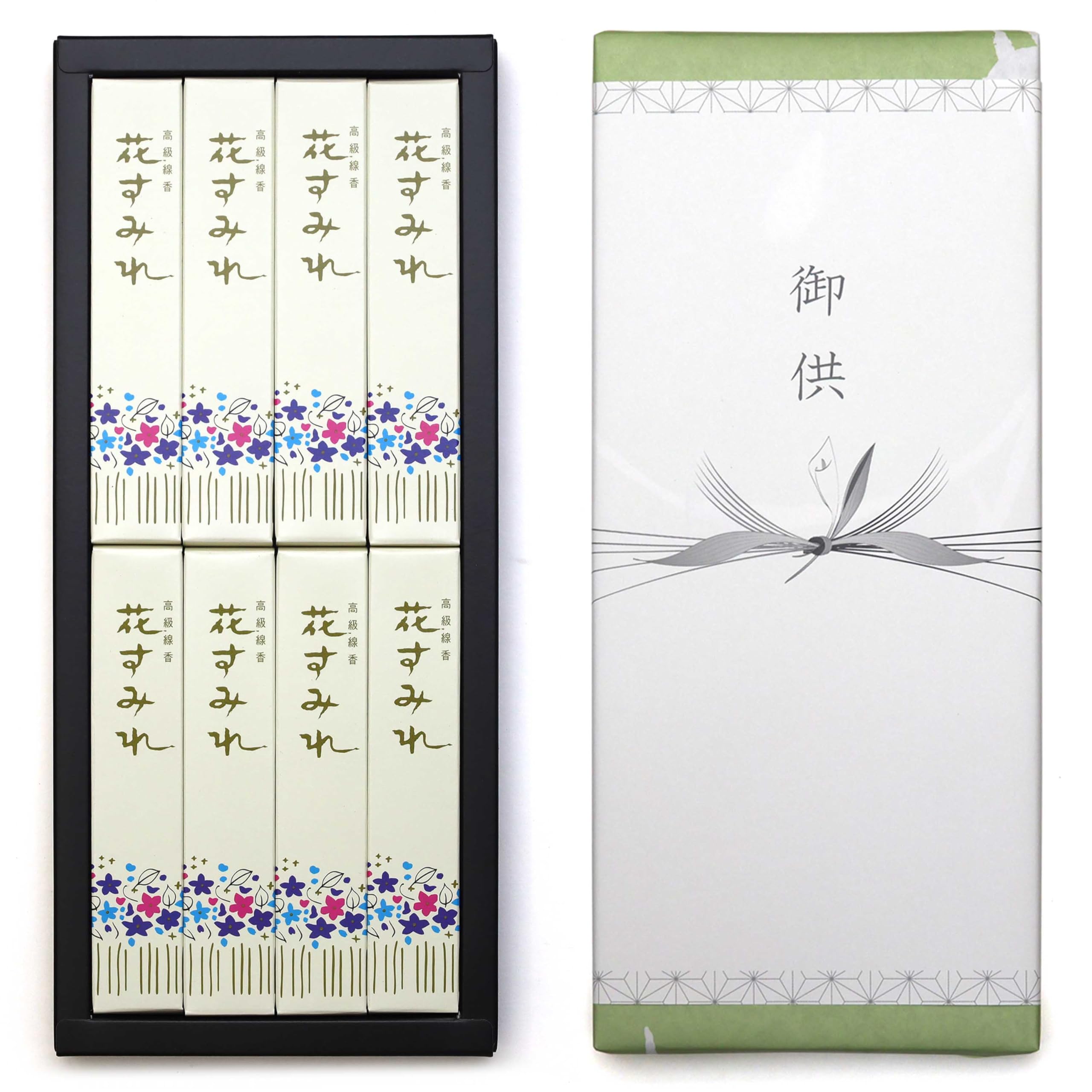 

Sympathy Incense Gifts [Flower Violet, Sandalwood, with Outer Wrapping] Made in Japan, Low Smoke, Perfect for Memorial Services and First Anniversary