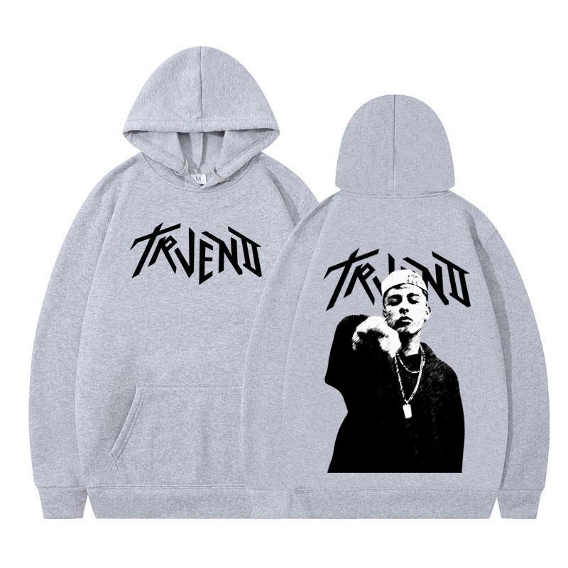 Rapper Trueno Album Tour 2025 Punk Hoodie Fashion Men's Women Sweatshirts Long-sleeved Hip-hop Loose Casual Oversized Pullover