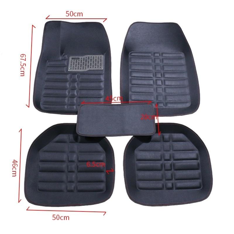 Universal Waterproof Auto Mat 1/5PCS/Set Car Floor s Front & Rear Liner All Weather Durable Carpet