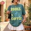 Bookish Shirt Books And Iced Coffee Shirt Book Lover Gifts Trendy Reader Shirt Bookish Merch Bookworm Tee Book Club Shirt Coffee Lover Gift