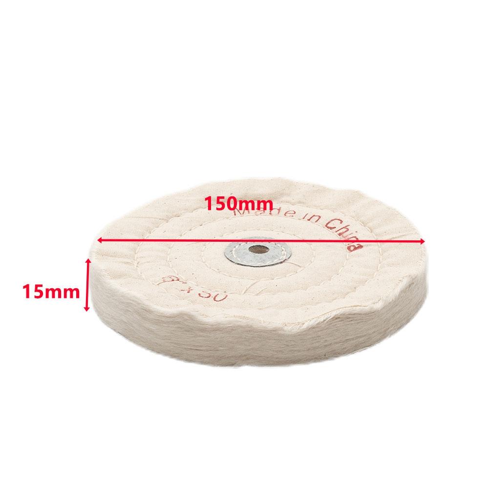 Buffing Polishing Wheel Cleaning Pad Power Angle Bench Grinder Tool 150mm