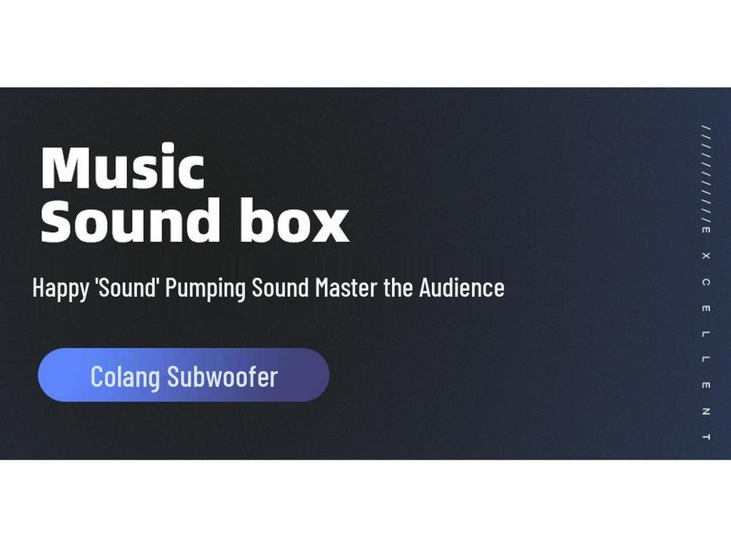 10-Inch Active High-Power Car Subwoofer for Audio Modification