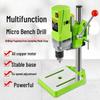Small 220V Precision Bench Drill: Industrial-Grade Mini Multifunctional Drilling Machine