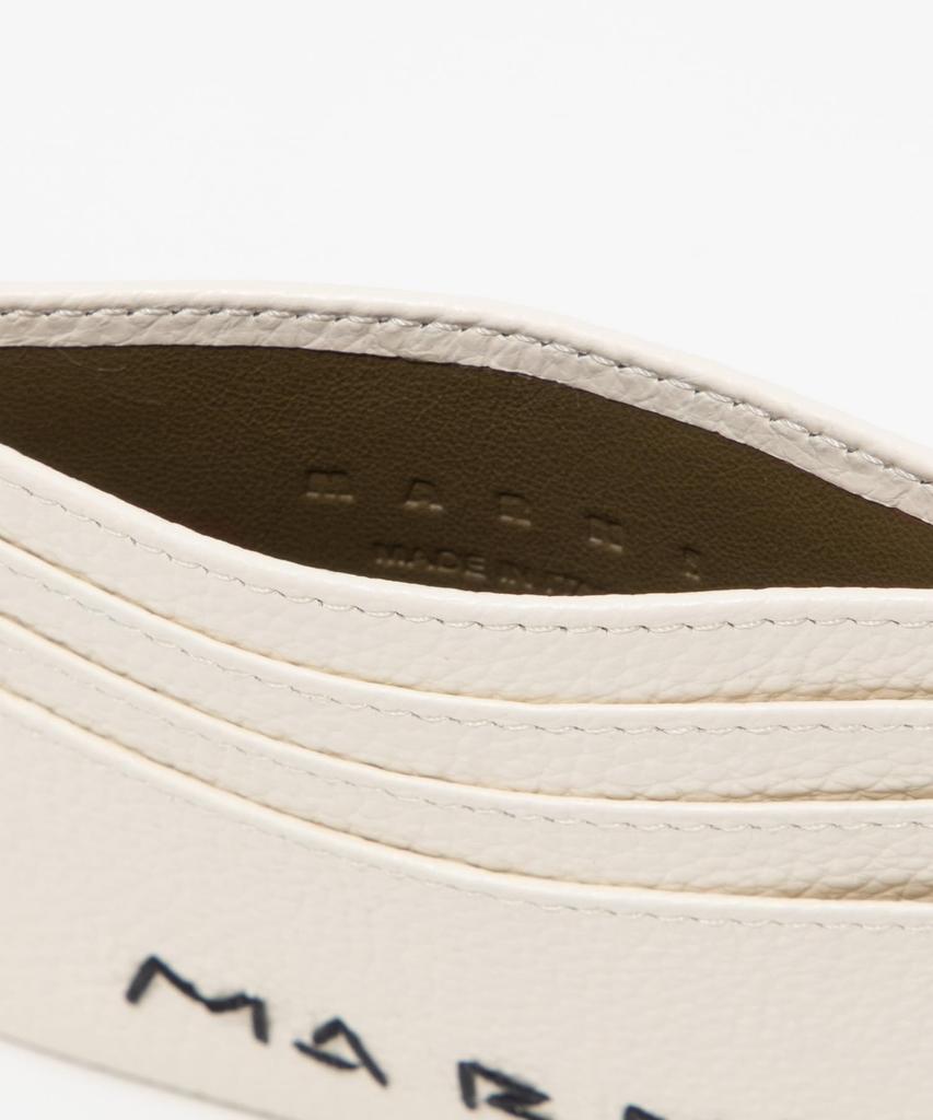 Marni MENDING Men's Card Case, IVORY, PFMI0104U0P6533 [Used]