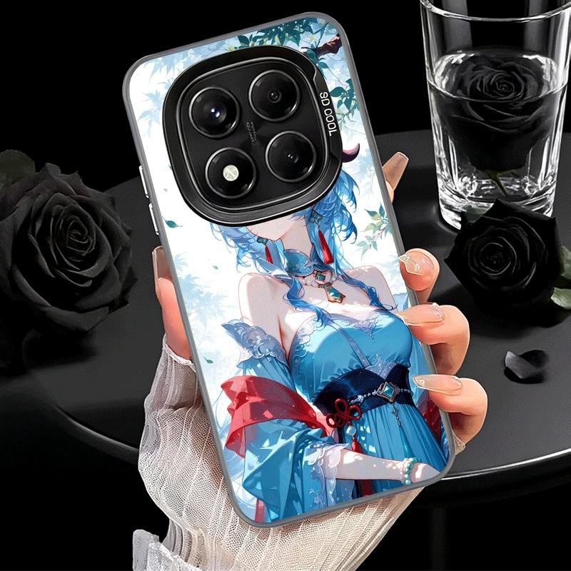Genshin Impact Ganyu Soft Phone Case for Xiaomi Redmi Note 13 14 15 Pro Plus 12S 12 11S 11 11T 10S 10 Shockproof Cover Back Shel