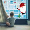 Pegatinas adhesivas para ventana de Navidad, pegatinas adhesivas para ventana de copo de nieve de Navidad para vidrio
