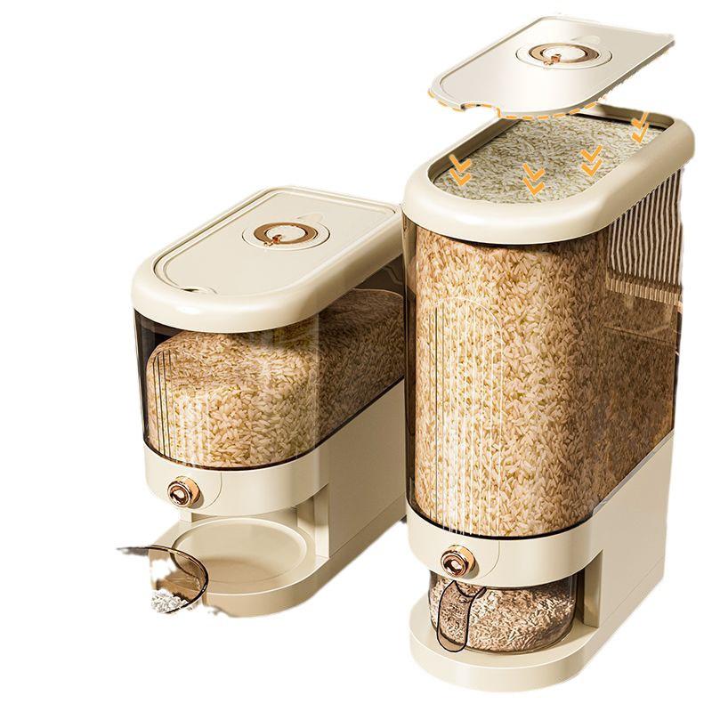 Large Capacity Sealed Rice Container: Insect-Proof, Moisture-Proof, Food-Grade Storage Bucket