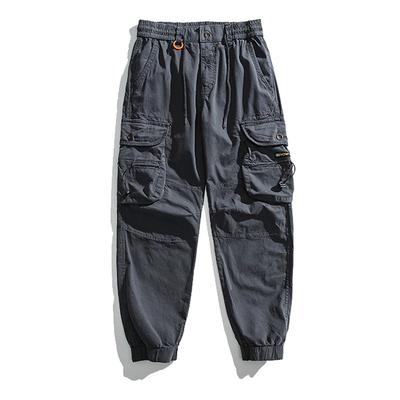 Retro Overalls Men's Summer New Casual Loose Wide Version Trousers Trendy Outdoor Mountaineering Pants