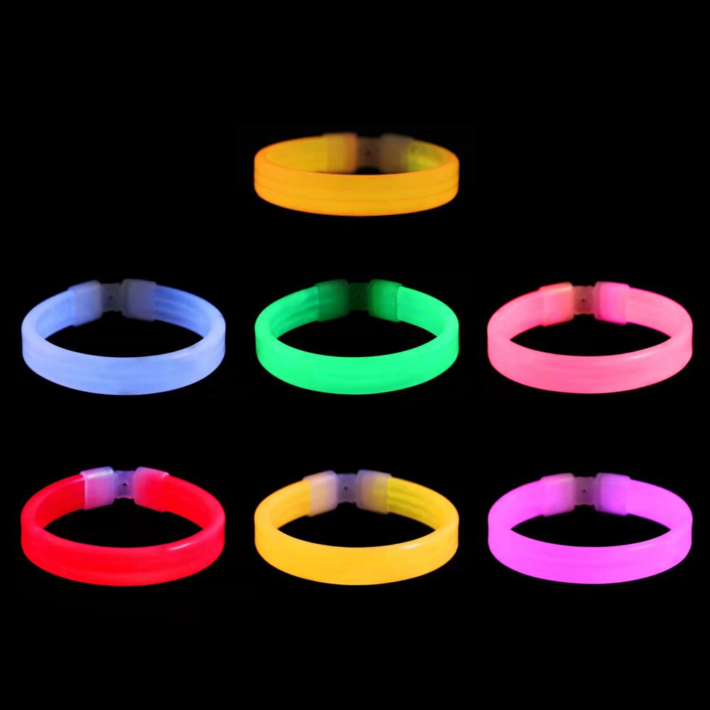 Plastic Luminous Wristband Shine Cuff Concert Support Bracelet Silicone Bracelet  Unisex