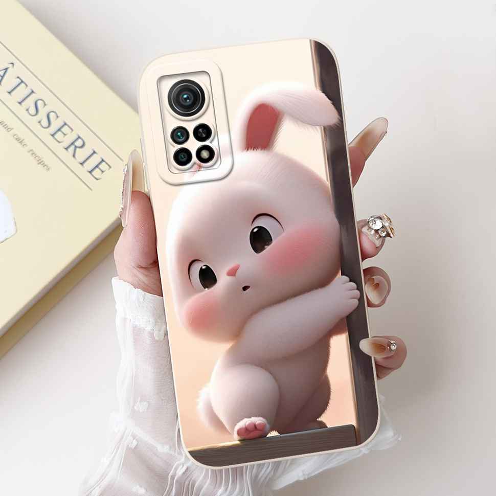 For Xiaomi Mi 10T 5G 6.67" Case Cute Cat Fashion Print Soft Silicone Cover For Xiaomi Mi10T 5G M2007J3SY Protective Cases Coque