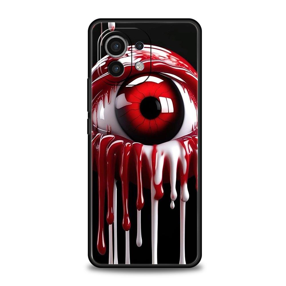 

Spooky Scary Red Eye Phone Case Cover for Xiaomi Mi 17 Pro Max 15 14 13 12 11 Ultra 15T 14T 13T 12T 11T Pro Lite Soft TPU Shell Xiaomi 13T