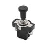 Push Pull Switch Plastic Black Headlight On-Off Push Pull Switch Car Headlight 4.5cm Length