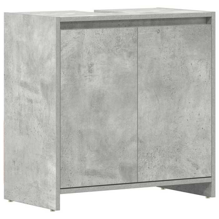 VidaXL Bathroom Cabinet Concrete Grey 60x33x61 Cm Chipboard