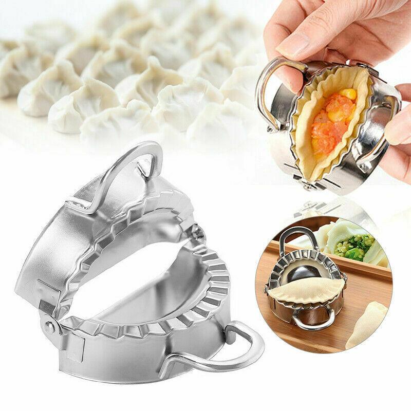 Convenient Home Dumpling Tool 304 Stainless Steel Dumpling Press Mold In Silver