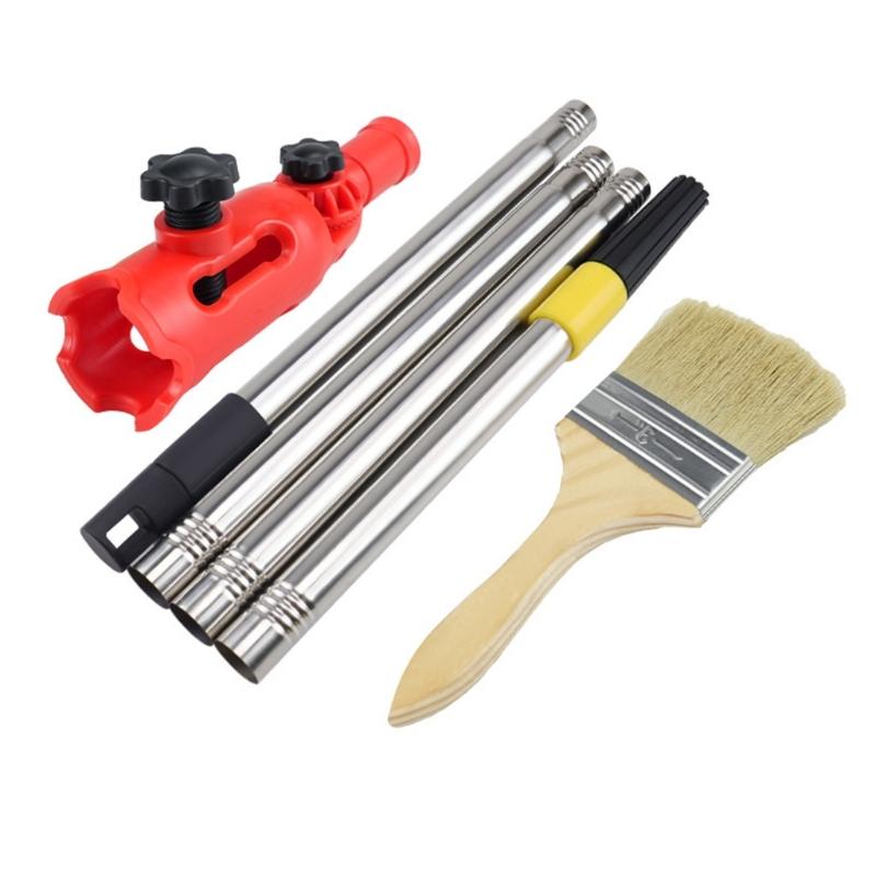 Flexible Paint Brush Extender With Paint Brush MultiAngle Portable Paint Roller Extension Clamping Tool Paint Edger Tool With 110cm splicing