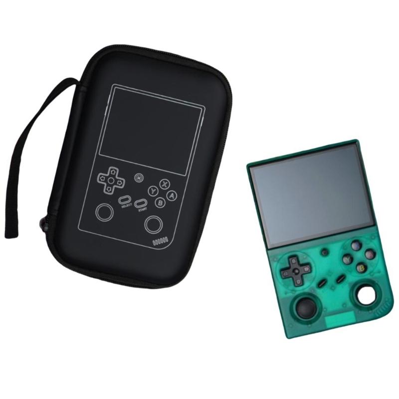 Protective Bag Shockproof Storage Organizers Pouch Large Capacity and Screen Protector Suitable for RG35XX Game Console