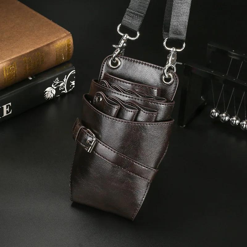 Professional Barber Hair Scissors Bag Hairdressing Tools Scissors Kit Bags Hairdressing Barber Scissor Holster Bag