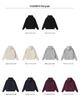 400g High Collar Zipper Cardigan Hoodie with Liquid Cotton Trendy Design - Model 9889.