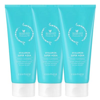 Hyaluronic Super Aqua Foam Cleansing 200g X 3
