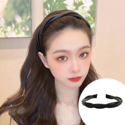 Yousheng Damen Stirnband Kopfschmuck Leicht Rutschfest Elastisch Kunstleder Haarspange Haarschmuck Dekoration