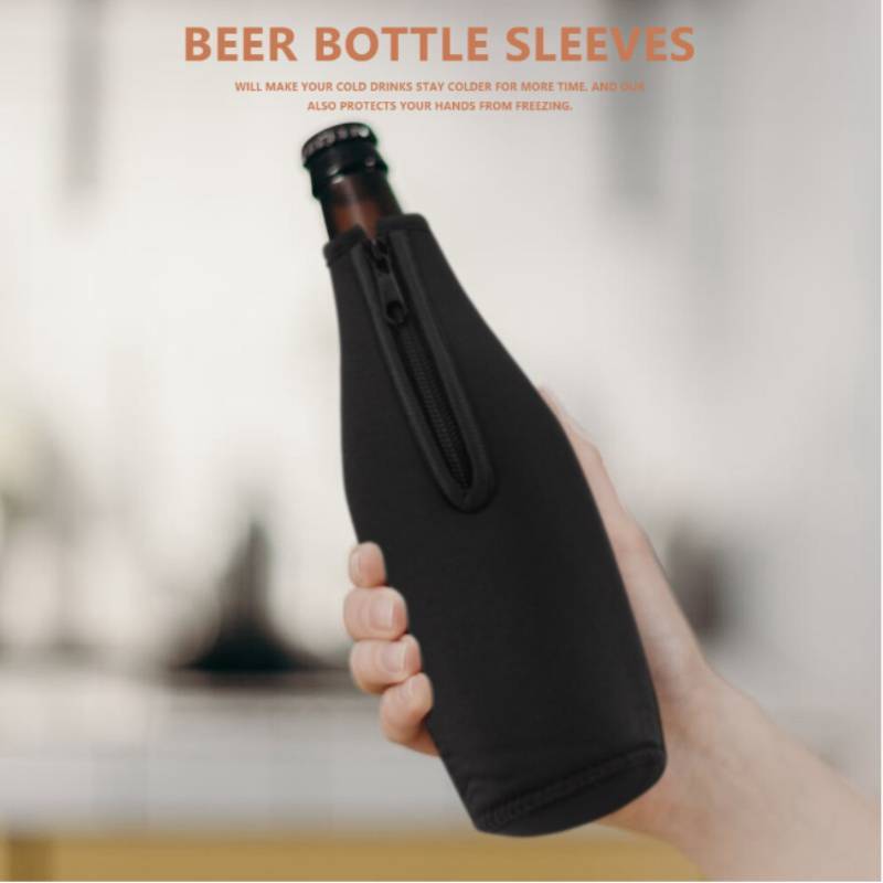 Fundas Enfriadoras de Botella de Cerveza de Neopreno Cubierta Protectora Aislante para Bebidas Se Adapta a Botellas de Bebida de 330 ml