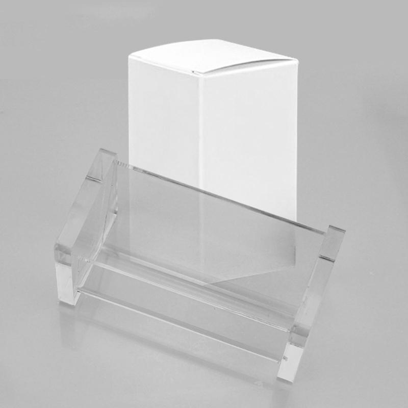 Business Card Holder Clear Acrylics Business Cards Holder Large Capacity Name Card Display Stand Office Desk Organizers