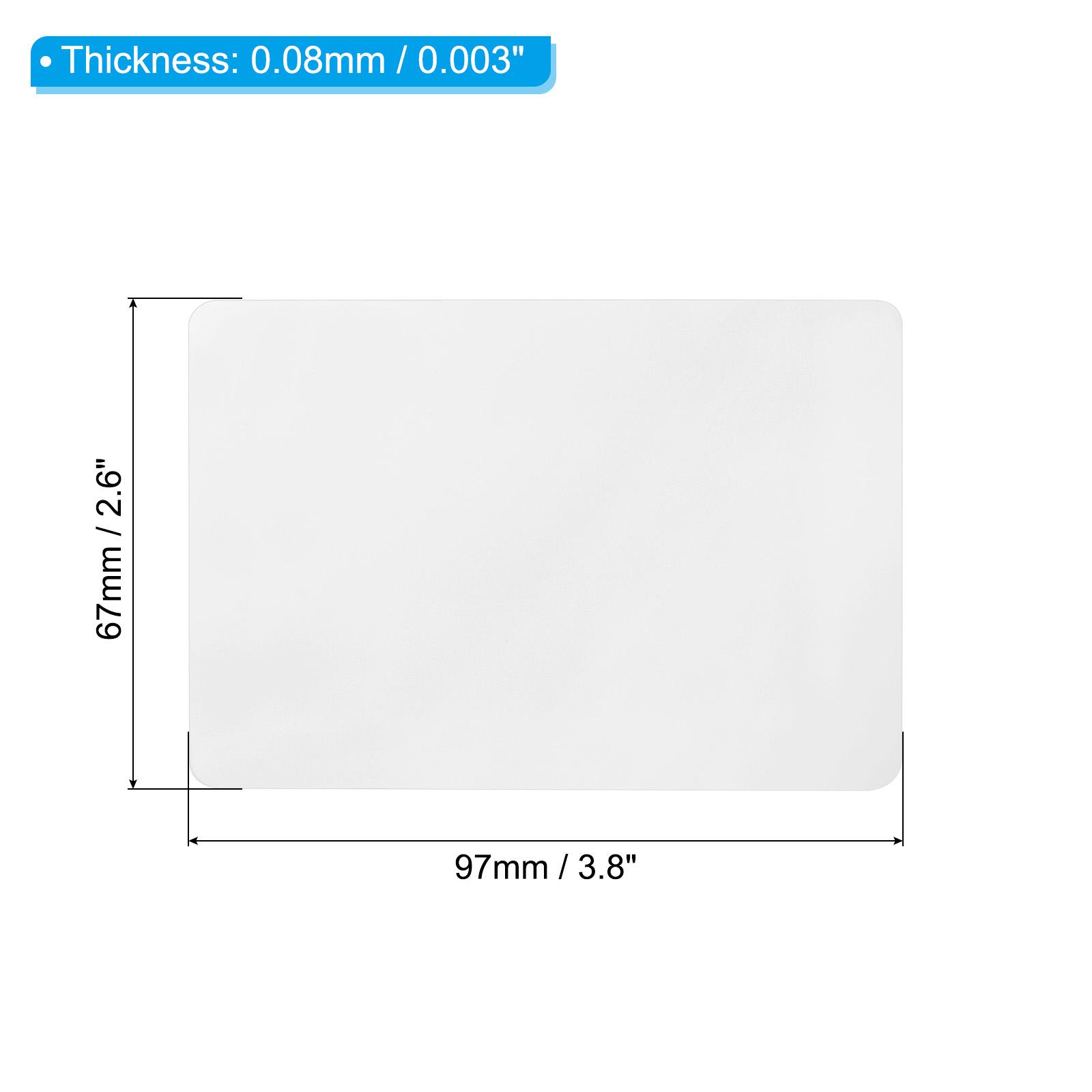 

100/200Pcs Thermal Laminating Pouches Transparent Laminating Sheets Laminator Pouches for Laminator Machine Card Photo Protect
