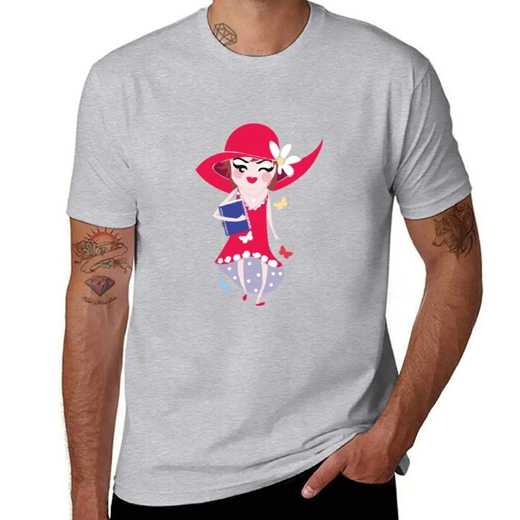 Summer Girl TShirt korean fashion oversized graphic tee Mens tshirts