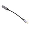DC to Type C Cable 5.5x2.5mm 100W 6.8in Long Female Input Nylon Type C to DC5525 Cable for Tablet Phone PC