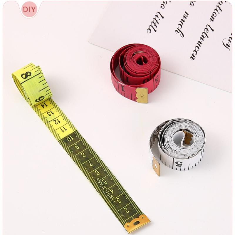 1pc tape measure, plastic box, sewing measuring clothes faux leather ruler, tailor measuring three weeks tape measure