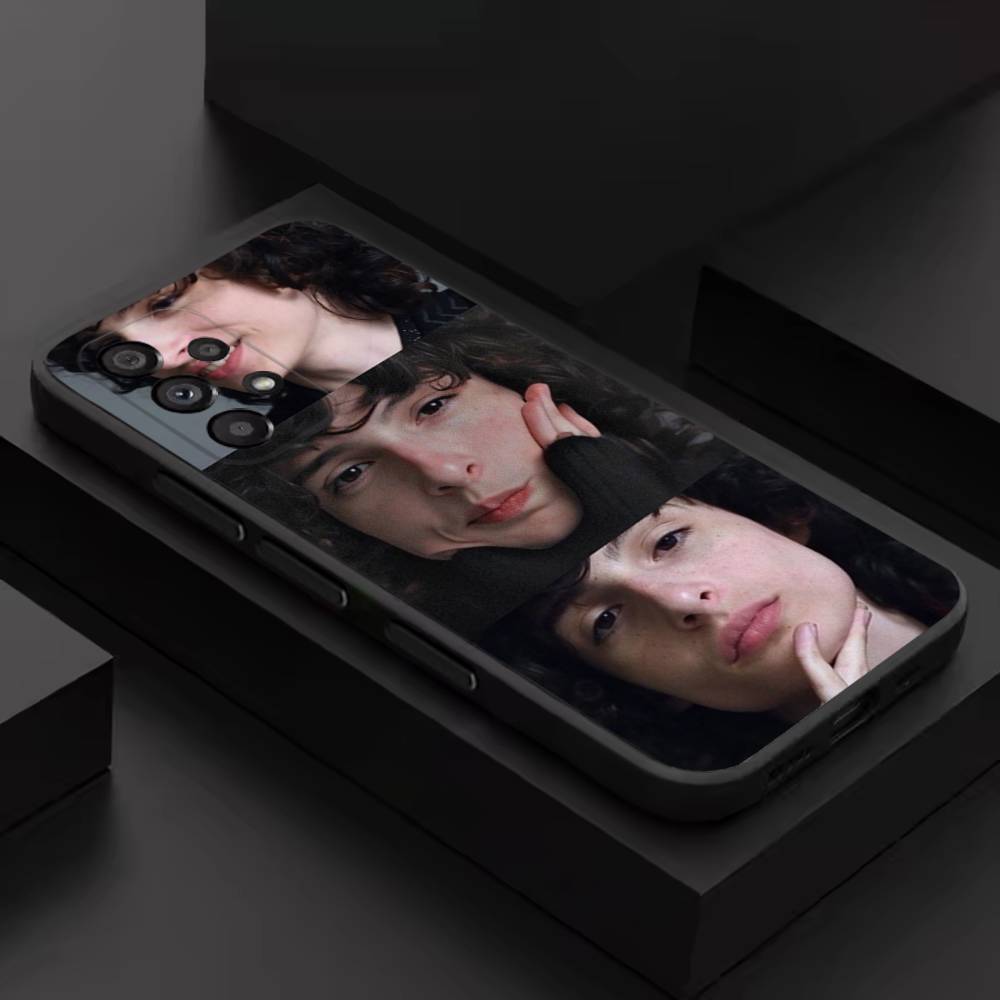 

F-Finn W-Wolfhard Singer Phone Case For Samsung S 9,10,21,30,22,23,24,25,26,Ultra,Plus,Lite,FE,4,5G Black Soft Case SamsungS30Plus