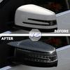 For Mercedes Benz W176 W246 W204 W212 W221 C117 X204 X156 Sticking Carbon Fiber Pattern Rearview Side Mirror Cover Caps