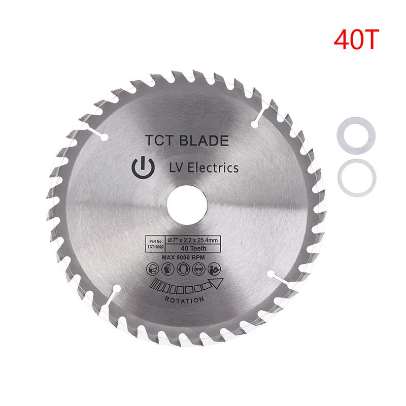 1Pcs Circular Saw Blade Carbide Wood Cutting Disc Tct Saw Blade 40/60T Tipped Cutter Woodworking Cutting Tools Disc