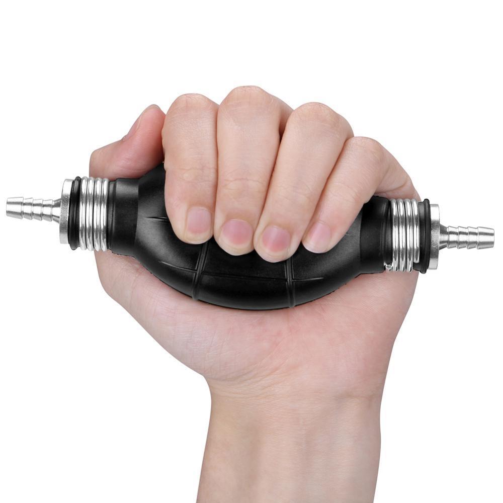 NEW 6/8/10/12mm Car Universal Fuel Pump Rubber Manual Transfer Liquid Gasoline Petrol Diesel Hand Primer Bulb Tube Aluminum