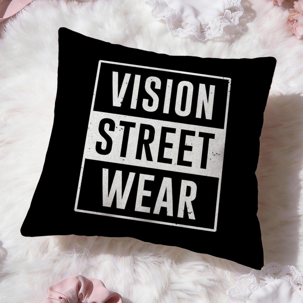 

Brand V-Vision Street WearS Cushion Cover Premium Comfort Reversible Pillow Cove -Two in One Design for Any Room & Car Interior 30cmx30cm